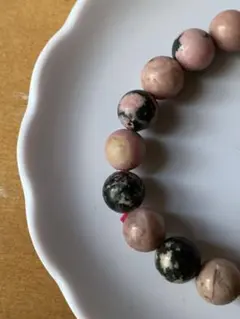 ◆4/24迄の出品◆ 【天然石】ブレスレット　★ロードナイト★