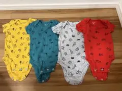 Carter's ベビー 半袖ロンパース 4枚セット 3M 恐竜　ライオン　車