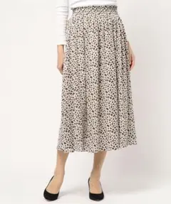 状態良好！定価5,500円！ローリーズファーム★レオパードマキシスカート★F