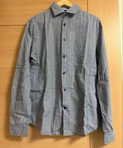 ARMANI JEANS チェック柄 長袖シャツ ブルー系 XLのサムネイル