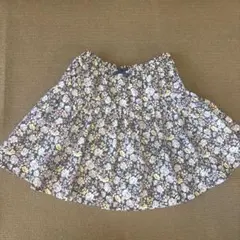 any FAM スカート　花柄　インパン付き 140 オンワード　スカパン