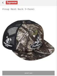 Supreme Pinup Mesh Back 5Panel Fall Camo