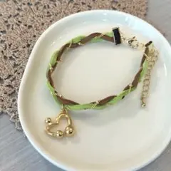 JAM'Sさんおすすめ♡ハンドメイド　ブレスレット　ミセスグリーンアップル