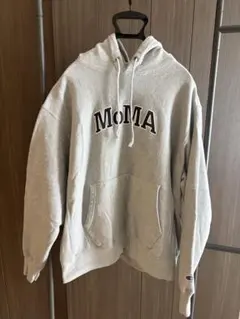 Champion MoMA リバースウィーブ パーカー グレー