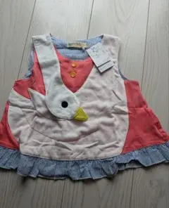 アヒル　ガーガー　チュニック　90cm　ベイビーチアー　　ベスト　タンクトップのサムネイル