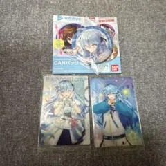 ホロライブ 雪花ラミィ 缶バッジ・ウエハースカード