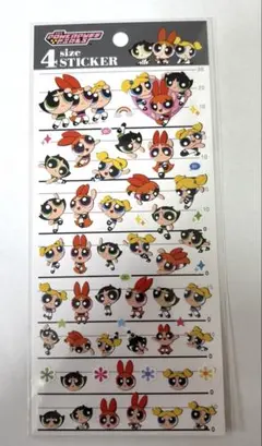 大人気パワーパフガールズ　4サイズステッカー