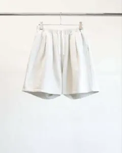 ANCELLM 25SS 3/4 TUCK SWEAT SHORTS サイズ1 2025SS】 ANCELLM (アンセルム) 