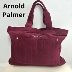 Arnold Palmer アーノルドパーマー コーデュロイ トートバッグ 赤