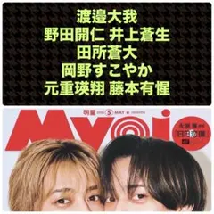 関西ジュニア 切り抜き Myojo 5月号 通常版