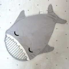 サメ型おくるみ・ブランケット グレーNクール