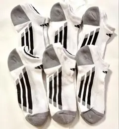 在庫処分　アディダス　adidas ポイント　メッシュ　通気　スニーカーソックス