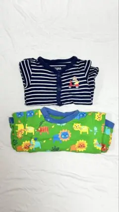 【カーターズ&アザウェイズ】ロンパース2点セット　サイズ60-70