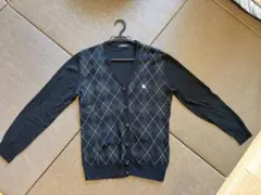 BURBERRY BLACK LABEL アーガイルカーディガン サイズ2のサムネイル