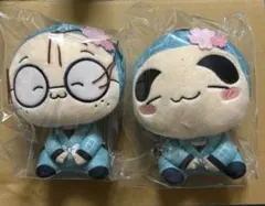 忍たま乱太郎　フリューくじ　もちぴこぬいぐるみ2点まとめ売り