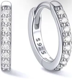 フープピアス スワロフスキーレディース リングピアス メンズ 金属アレルギー対応