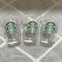 スターバックス　25周年　コレクタブルコールドカップグラス1〜3　グラスセット