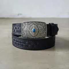 ウエスタンベルト グランジ アメカジ 古着 y2k シティボーイ wb86-8