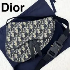 極美品⭐️Dior ディオール オブリーク サドルバッグ ショルダーバッグのサムネイル