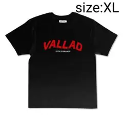 VALLAD WAVELOGO TEE BLK XL