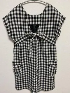 ギンガムチェック トップス ブラウス