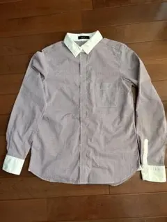 コムサイズム　長袖シャツ　チェック