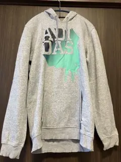 adidas グレー パーカー Sサイズ【送料無料】