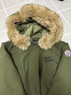 美品Repipi Armario フード付きモッズコート オリーブ 〈M〉