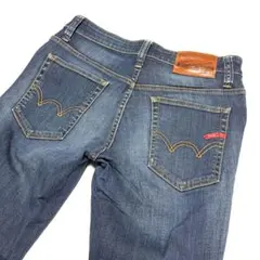 w30の83㎝　ストレッチジーンズ　メンズ　エドウィン ビンテージ加工　古着