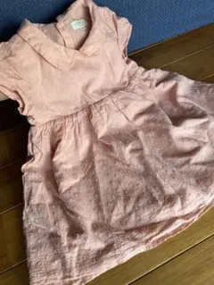 くすみピンク　ワンピース　キッズ95cm