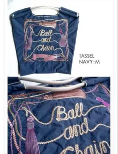 Ball and Chain タッセルネイビー系Mサイズ 「正規品」