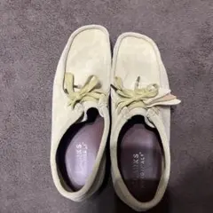 CLARKS スエードシューズ ベージュ