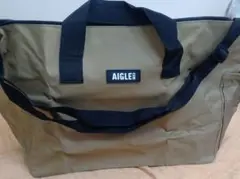AIGLE カーキ トートバッグ
