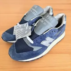 【新品】New Balance 998 ネイビー 24.5cm アメリカ製