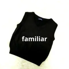 familiar フォーマル ベスト 100 ネイビー