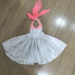 マールマール　MARLMARL　 エプロン 80-90　花柄キッズエプロン