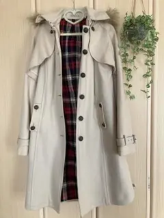 【美品】レディース　コート　冬物　ポンチョ　2way