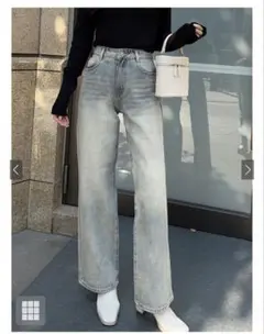 ストレートデニムパンツ　［cu468］のサムネイル