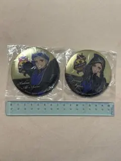 ツイステ　缶バッチ　スカラビア