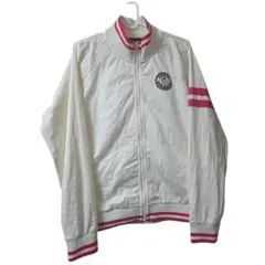 FILA GOLF メンズ ジップアップ ジャケット ホワイト LL