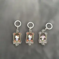 ハローキティ マイメロディ アクリルキーホルダー 3個セット