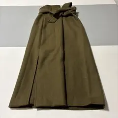NOBLE ロングスカート カーキ ベルト付きのサムネイル