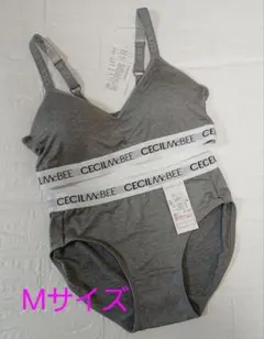 CECIL McBEE 　ブラジャーショーツセット　 Mサイズ　 グレー