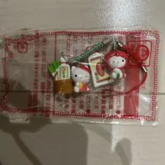 マルちゃん　キティ　キーホルダー