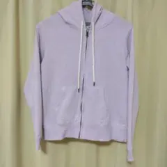 薄紫 フルジッパー パーカー