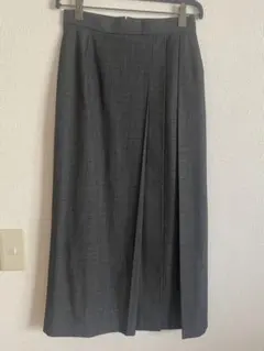グレー ロングスカート
