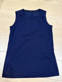 UNIQLO+jストレッチスーピマコットンTノースリーブ　Lサイズ