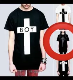 LONG CLOTHING ×BOY LONDON コラボTシャツ　ブラック②