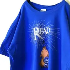 GILDAN READ Danville エレメンタリー TシャツL ブルー古着