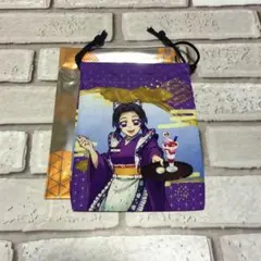 鬼滅の刃 ジョイフル 巾着 胡蝶しのぶ